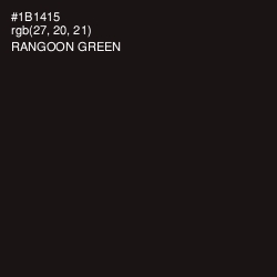 #1B1415 - Rangoon Green Color Image